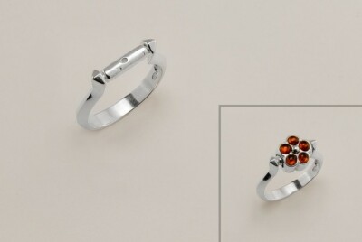 Wechselring Beads Ring Silber 925 Größen 54, 55 Damen BR045
