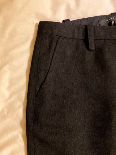 Marc by Marc Jacobs Black Wool Flare Low Rise Trousers Slacks Pants Womens Sz 2 - Picture 8 of 12
