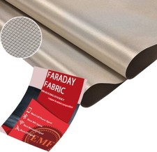 Atmosure 1 Yard Copper Faraday Fabric 44 x36 EMF Blocker  EMP Protection Shield