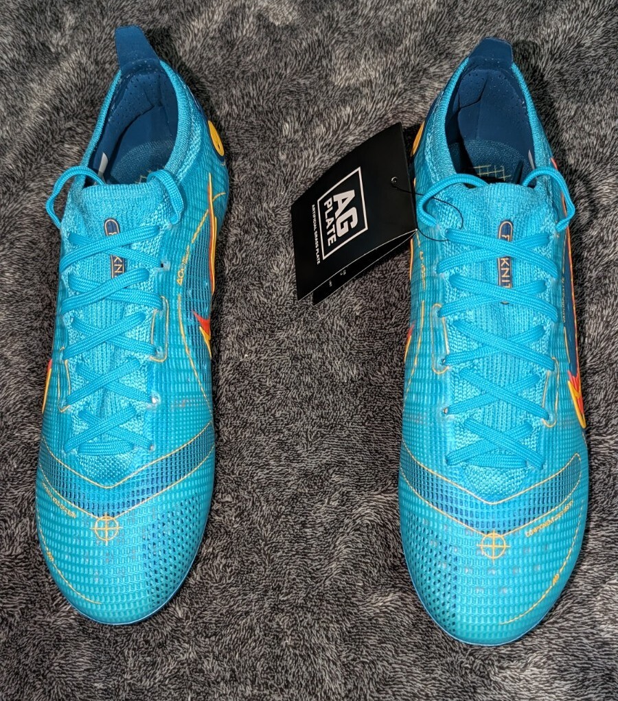 Nike Mercurial Vapor 14 Elite AG ACC Chlorine Blue Cleats DJ2833-485 Men Size 10 Nike Mercurial Vapor 14 Elite AG “Chlorine Blue” (DJ2833-485  main image 2