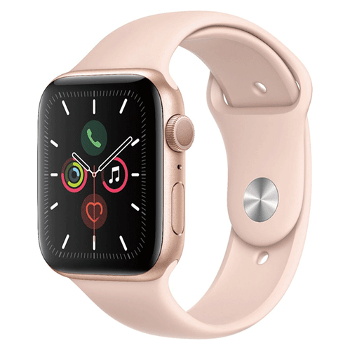 Apple Watch 44mm Series 5 Gold Aluminum Pink Sand A2093 MWVE2LL/A | eBay