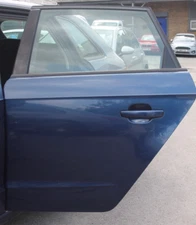 AUDI A3 Sportback TDI Passenger REAR LEFT Door Bare IN Blue 2014