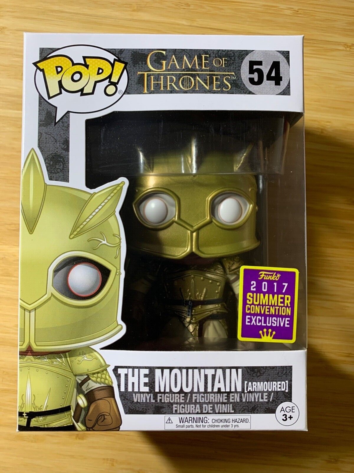 Funko Pop! Game Of Thrones - The Mountain (Armoured) #54 2017 Summer Convention