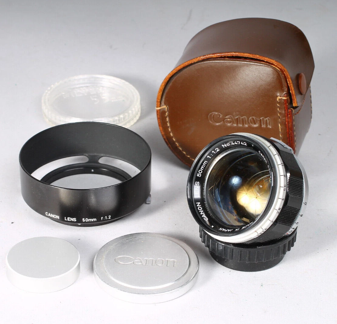 【ジャンク】Canon 50mm F1.2 ライカL39マウント 211 Canon 50mm f1.2 (L) – FLASHBACK CAMERA
