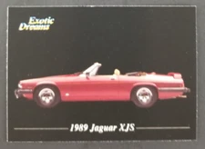 1989 Jaguar XJS 1992 Exotic Cars Card #8 (NM)