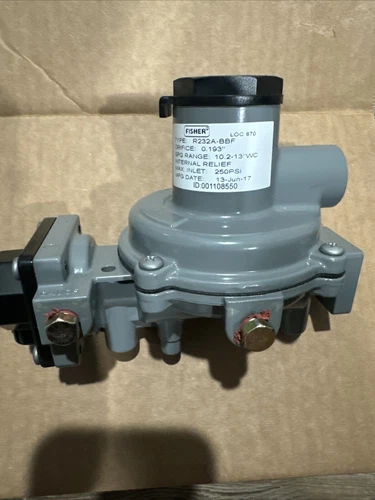 Emerson-Fisher Lp-Gas Equipment R232A-BBF Compact Integral 2-Stage Regulator, 1/