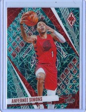 2023-24 Phoenix -Anfernee Simons - Teal lazer Phoenix - Portland Trail Blazers