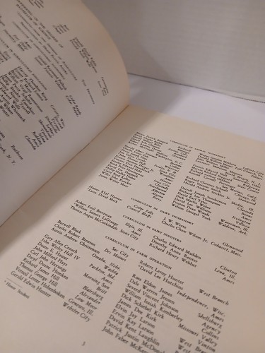 iowa state college of agricultural and mechanic arts 1953 Commencement Booklet  - Picture 6 of 10