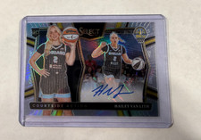 2025 Panini Select WNBA Hailey Van Lith Courtside Action Silver Auto #CAS-HVL