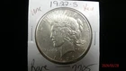 1922-S UNC. Peace Silver Dollar #7705