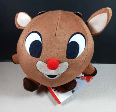 Rudolph The Red Nosed Reindeer Plush Christmas Holiday 5  Toy Factory NEW