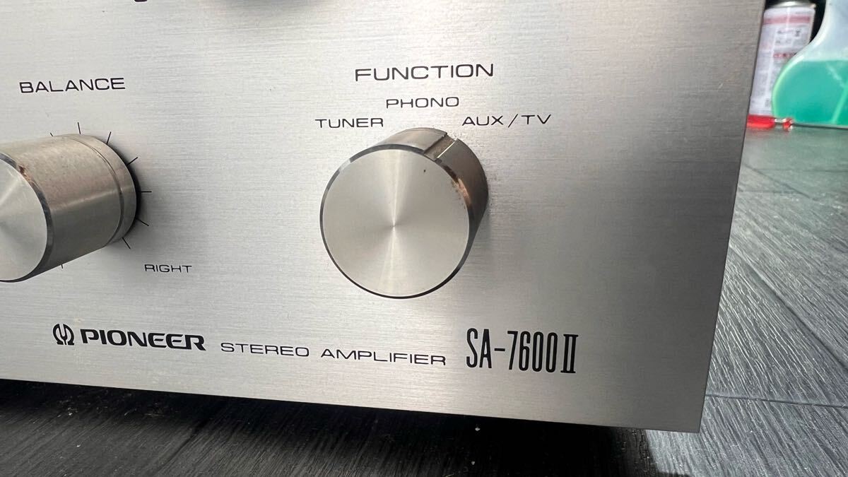 PIONEER SA-7600Ⅱ Pioneer SA-7600II Pre-Main Amplifier Vintage Working Very