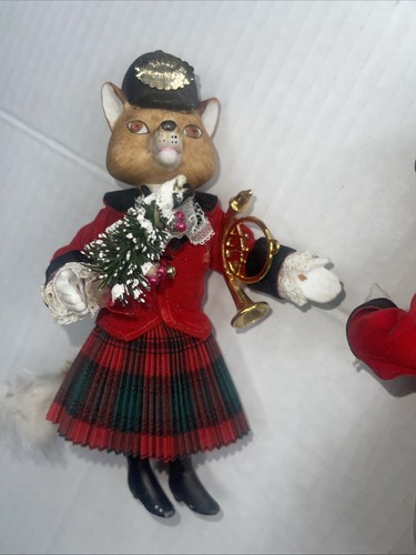 Vintage Kurt Adler Mr Mrs Fox “AS IS” Christmas Decor - Picture 8 of 10