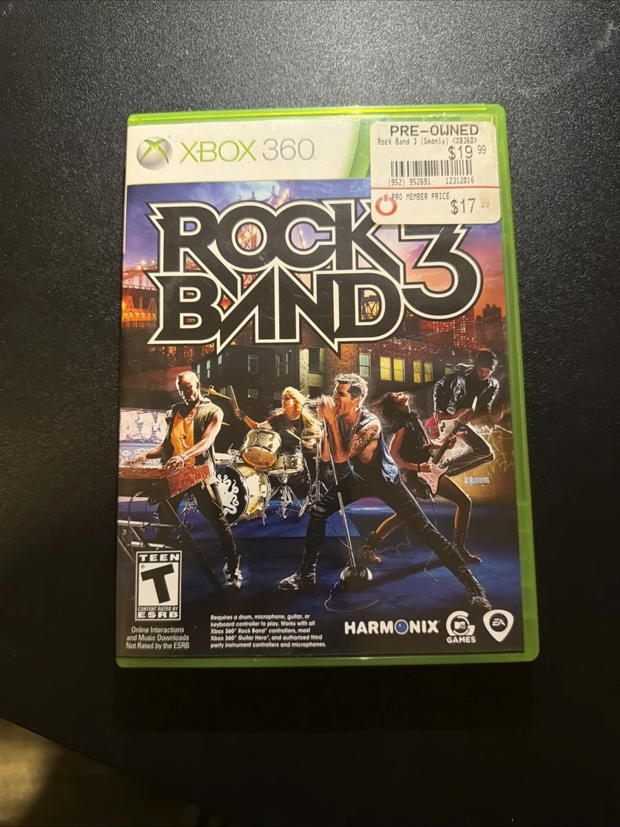 Rock Band 3 Microsoft Xbox 360 Video Games for sale - eBay