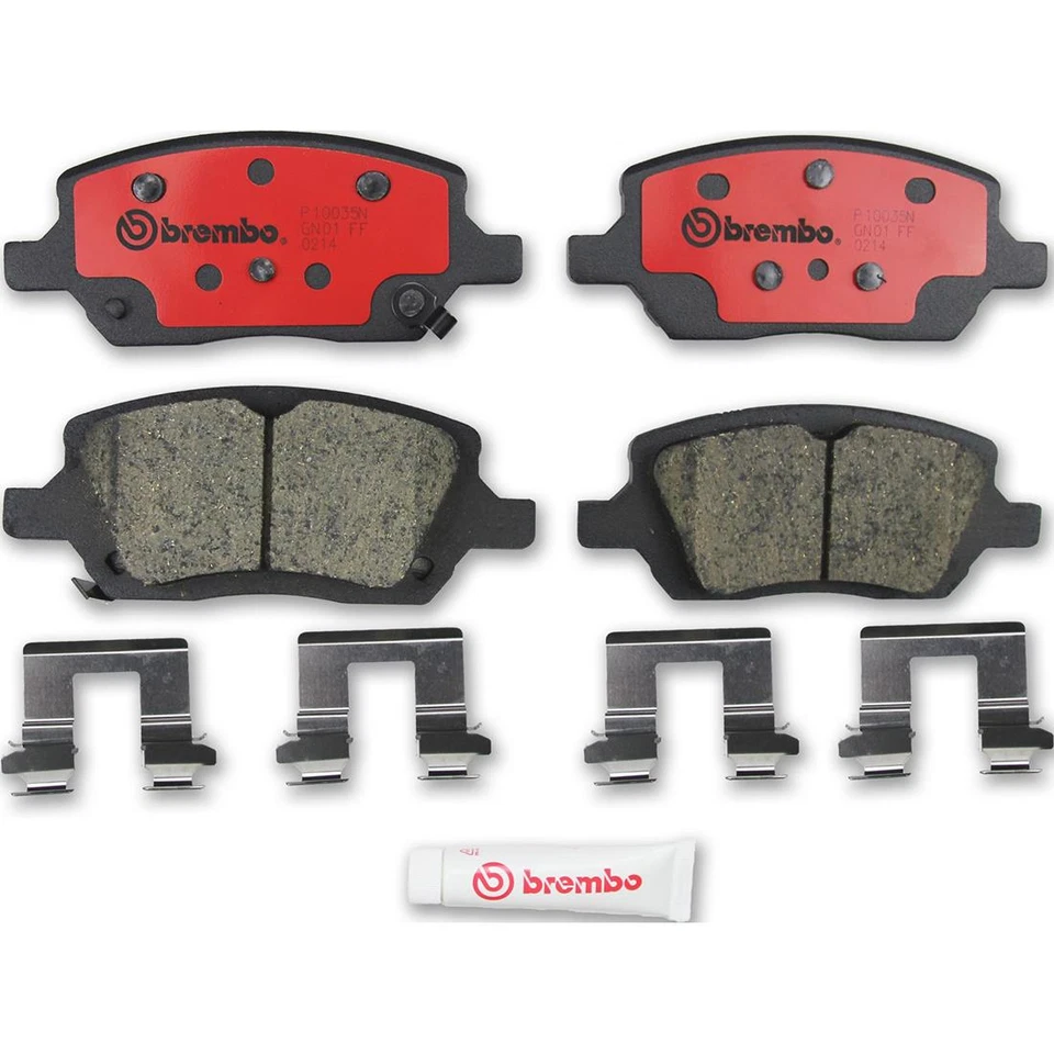 Se adapta a Chevrolet Uplander 2006 rotores de freno traseros y pastillas de freno de cerámica - Brembo OE Foto 2 de 4