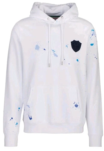 Felpa con cappuccio felpa con cappuccio 19V69 ITALIA 'HASSO' bianca taglia M By Versace