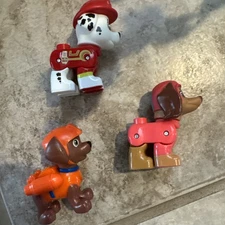 Mega Blocks Spin Master Paw Patrol Figures Mixed  Lot Of 3