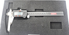 SPI 31-169-6 Electronic Offset Jaw 6" Caliper Calibrated Stainless Steel