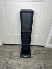 Laserline 50 CD Media Storage Tower Organizer Display Rack Holder Black 29" Tall