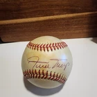Willie Mays Signed Autographed National League Baseball Ball JSA LOA