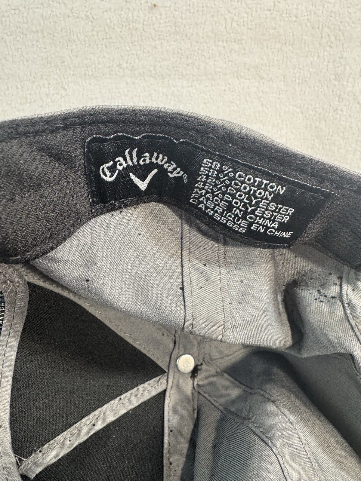 Callaway Adjustable Hat CA #55666 Gray - image 7