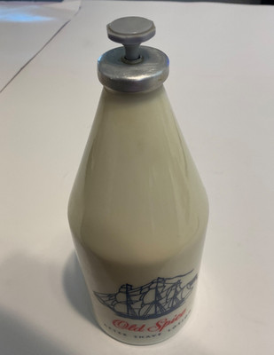 Vintage Shulton Old Spice After Shave Lotion 9.5 oz Glass Bottle  Cap