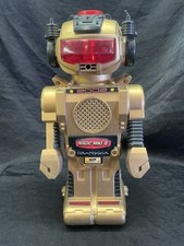 Vintage Toy 1984 11  Magic Mike Robot 2002 Model B Gold -Untested Parts/Display