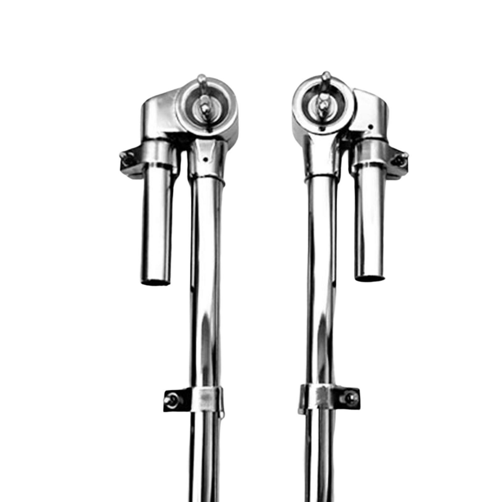 2Pcs Metal Drum Holder Durable Lightweight Drummer Musical Performance for Tom