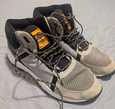 Timberland Men's GREENSTRIDE SOLAR WAVE Light Taupe Hiking Boots Size 13