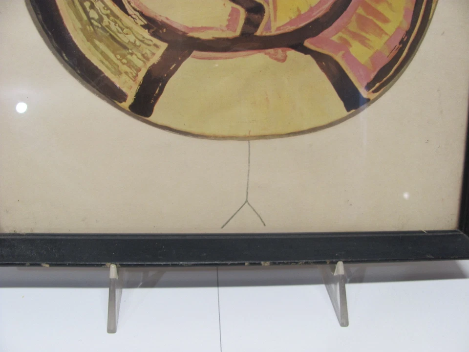 PABLO PICASSO PLACA CERÁMICA CARA Litografía 1957 IMPRESIÓN ENMARCADA SKIRA 15,5 h x 12" w Foto 3 de 4