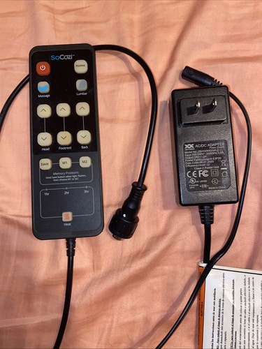 OEM Southern Motion Zero Gravity SoCozi Recliner Remote And Power Supply Tested