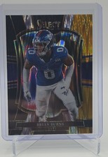 2025 Panini Select - Premier Level Brian Burns #194 Black & Gold Shock Prizm