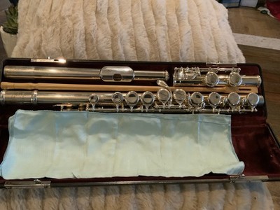Jupiter Flute JFL 611E Sterling Silver Head joint Silver Plated Body