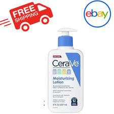CeraVe Baby Lotion 8 oz Gentle Moisturizer with Ceramides Niacinamide Vitamin E