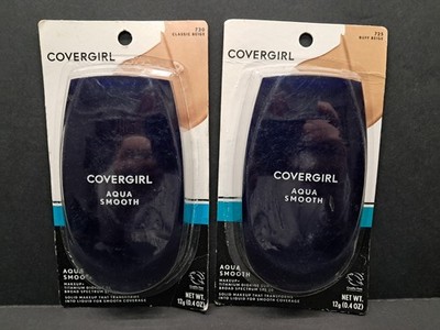 CoverGirl Aqua Smooth SPF 20 Compact Foundation 0.4 Ounce YOU PICK SHADE NEW(D1)