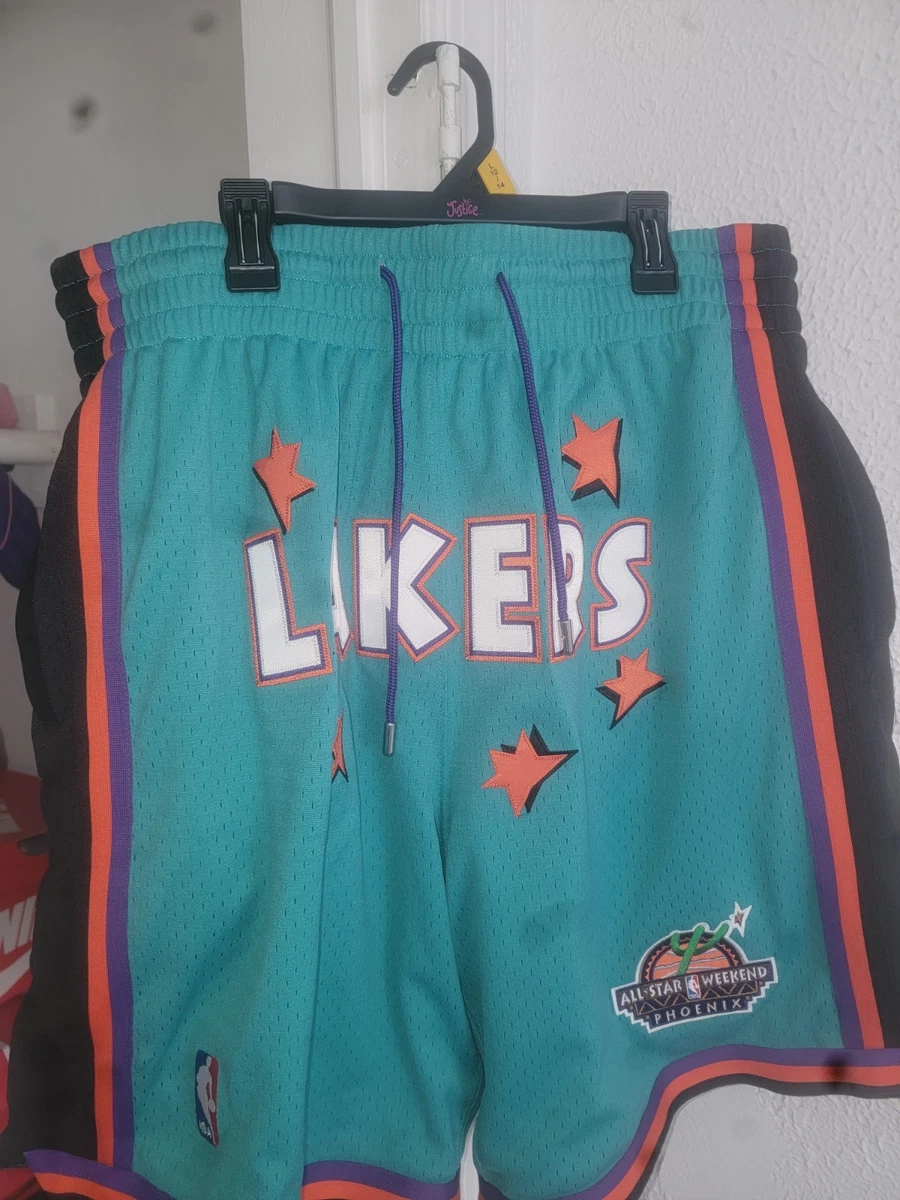 JUST DON X MITCHELL & NESS XL SHORTS NBA ALL STAR WEEKEND 1996