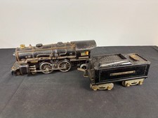 American Flyer Standard Gauge #4672 Cast Iron Steam Locomotive & #4671 Tender