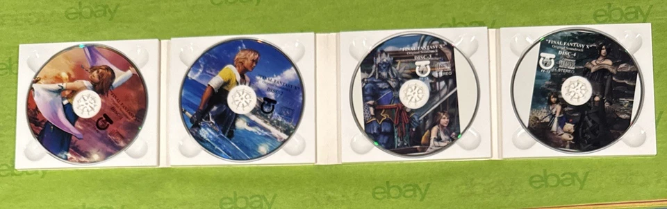 Rare! Final Fantasy X Original Soundtrack + Booklet 4-CD Set Japanese Import - Image 2 of 4