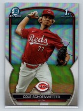 2023 Bowman Draft #BDC-116 Cole Schoenwetter Chrome Refractor