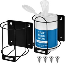 Maxcheck 2 Pack Wall Mounted Holders, Wall Brackets for Cleaning , Space-savi...