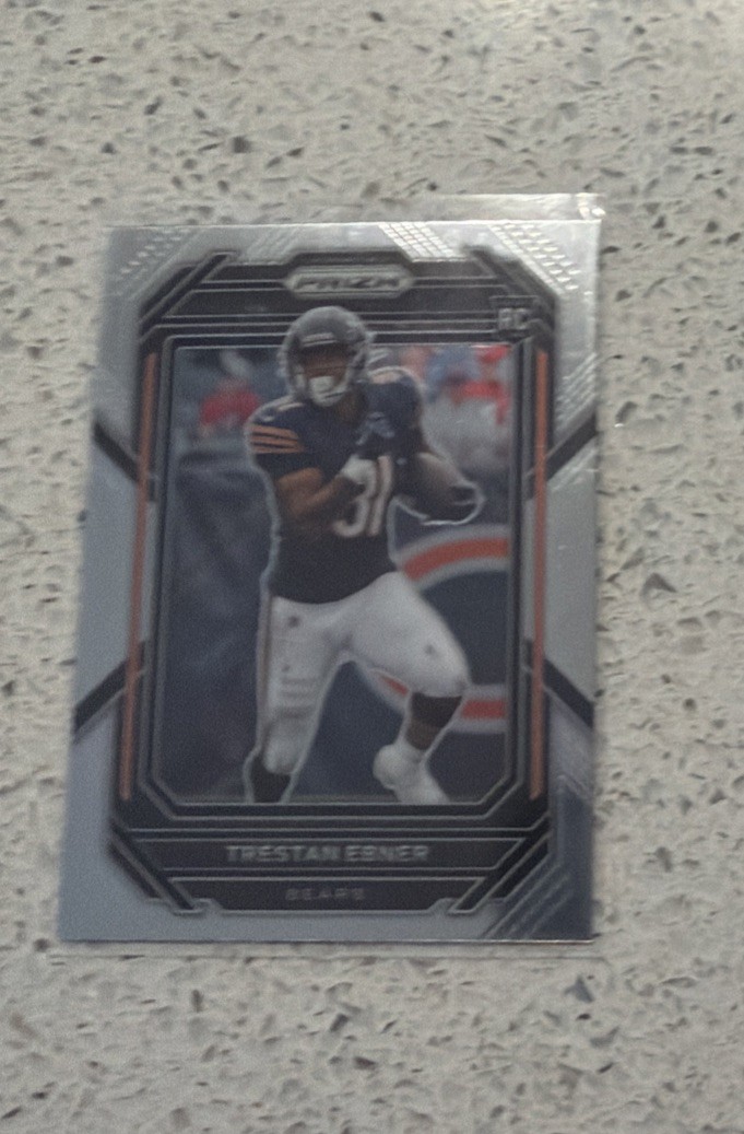 Trestan Ebner 2022 Panini Prizm WRONG BACK ERROR CARD