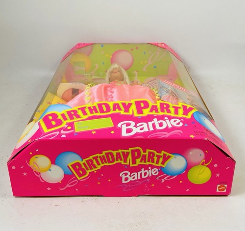 ๐1998 Happy Birthday Party Barbie Doll, Blonde, Mattel 22905 - Picture 7 of 7