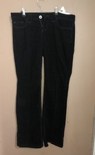 Tommy Hilfiger Women  s Black Corduroy Pants Size 4