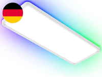 Slochi Led Deckenleuchte Flach Mit Fernbedienung,32W Deckenlampe Dimmbar Mit Rgb