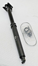 TranzX Supporto Sella Telescopico Regolabile 30,9 Mm Corsa 100 Mm, L 400 Mm Nero