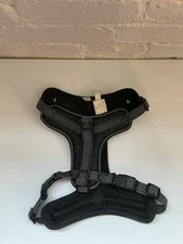 Grey No-Pull Reflective Adjustable Harness Size Medium