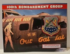 WWII Emblems Of Air War Patch 100th Bombardment Group "Peace Through Strength" 