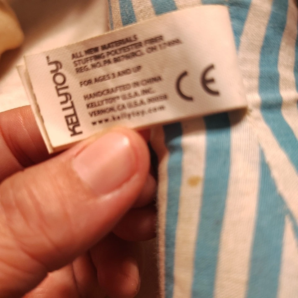 "Curious George en pijama pijamas mono de peluche hora de acostarse 14"" Kellytoy peluche" Foto 4 de 4