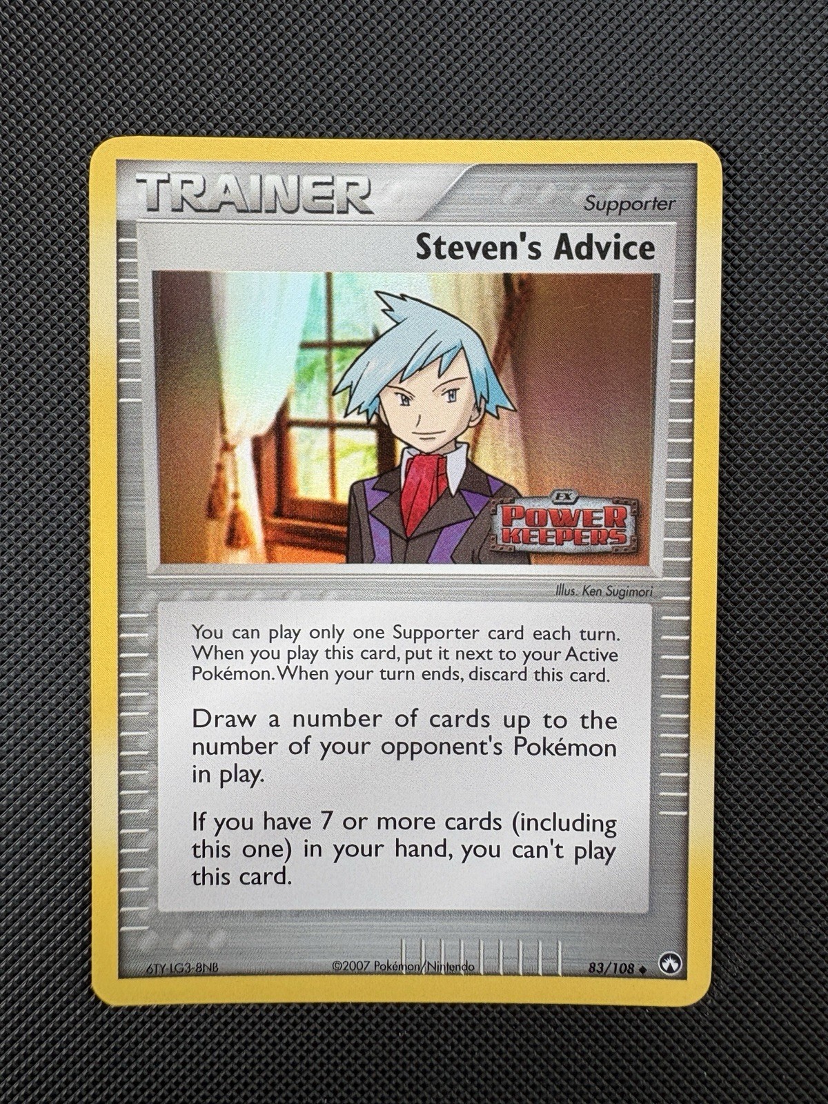 Pokémon TCG Steven's Advice Ex Power Keepers Reverse Holo 83/108
