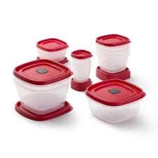 Rubbermaid 26-Piece BPA-Free Plastic Food Storage Set, Plastic Food Storage